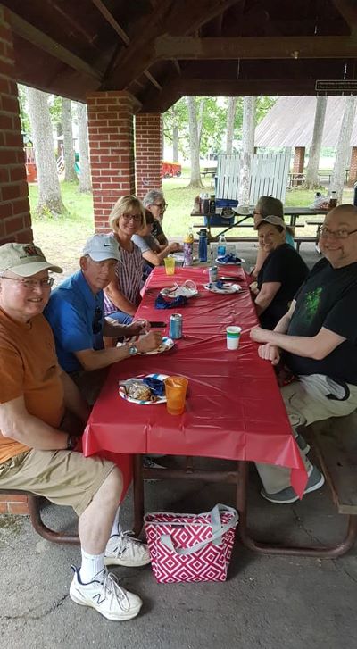 Folks at the picnic on Saturday