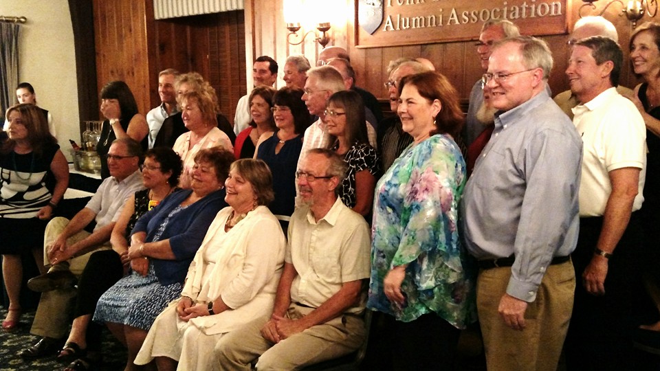 Group Photo at dinner party at the Nittany Lion Inn