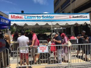 Learn to Solder hands on exhibit