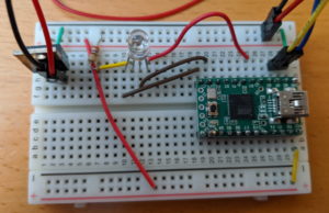 breadboard closeup